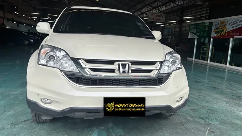 Honda CRV Prins EcoMax หม้อต้ม Tomasetto Nordic รางหัวฉีด Hana กรองแก๊สกลางสาย Certool F-750 กล่อง Prins AFC Compact 4D หัวเติมกรอง Certools NF199 ถังโดนัทวางใน 62L