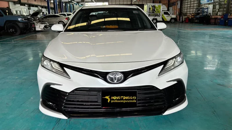 Toyota Camry 2.0 D4S XV70 Prins VSI-3 DI หม้อต้ม Prins eVP-500 รางหัวฉีด Keihin K9 กรอง Keihin กล่อง Prins AFC 3.0 DI หัวเติมกรอง Certools NF199 ถังโดนัทวางบน 62 L