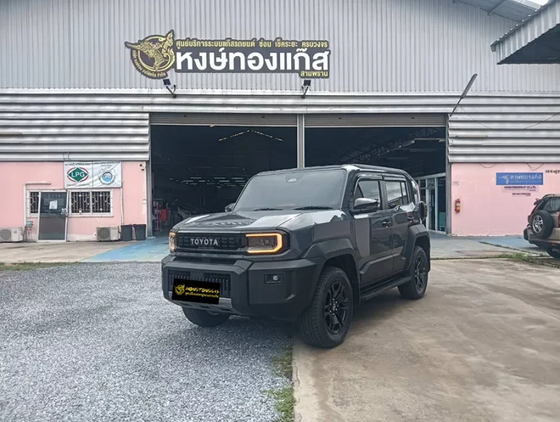 Toyota Land Cruiser FJ Prins Silverline หม้อต้ม Prins eVP-500 รางหัวฉีด Prins กรองแก๊ส PRINS KEIHIN กล่อง AFC Compact Pro 4D หัวเติมกรอง Certools NF199 ถังแคปซูนใต้ท้อง 58L