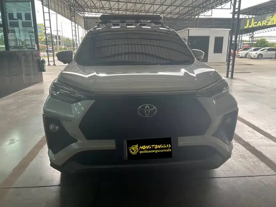 Toyota Veloz Prins EcoMax หม้อต้ม Tomasetto Nordic รางหัวฉีด Hana กรองแก๊สกลางสาย Certool F-750 กล่อง Prins AFC Compact 4D หัวเติมกรอง Certools NF199 ถังโดนัท 48L (หุ้มยาง)