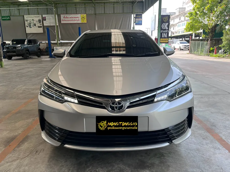 Toyota Altis Prins EcoMax หม้อต้ม Tomasetto Nordic รางหัวฉีด Hana กรองแก๊สกลางสาย Certool F-750 กล่อง Prins AFC Compact 4D ถังโดนัทวางใน 42L
