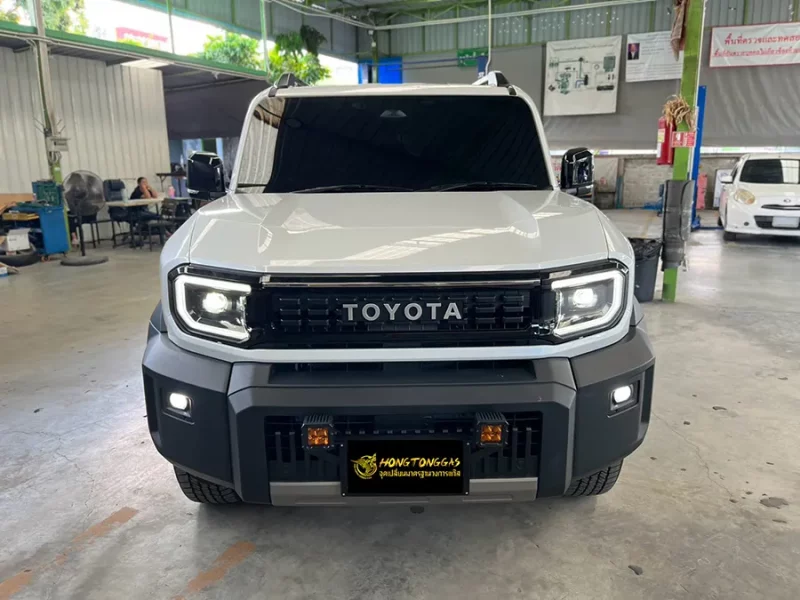 Toyota Land Cruiser FJ Prins Silverline หม้อต้ม Prins eVP-500 รางหัวฉีด Prins กรองแก๊ส PRINS KEIHIN กล่อง AFC Compact Pro 4D หัวเติมกรอง Certools NF199 ถังแคปซูนใต้ท้อง 58L