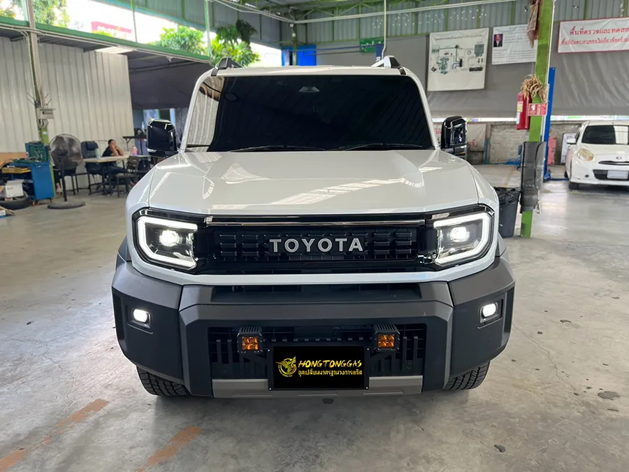 Toyota Land Cruiser FJ Prins Silverline หม้อต้ม Prins eVP-500 รางหัวฉีด Prins กรองแก๊ส PRINS KEIHIN กล่อง AFC Compact Pro 4D หัวเติมกรอง Certools NF199 ถังแคปซูนใต้ท้อง 58L