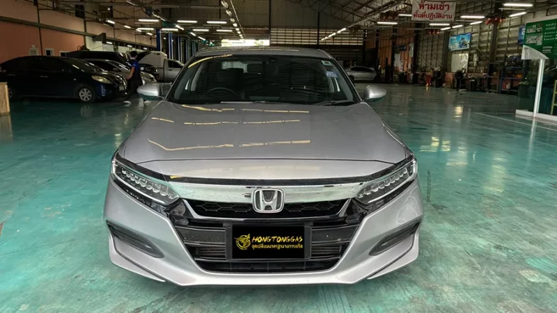 Honda Accord 1.5 Turbo Prins VSI-3 DI หม้อต้ม Prins eVP-500 รางหัวฉีด Keihin K9 กรอง Keihin กล่อง Prins AFC 3.0 DI ถังโดนัทวางบน 54 L