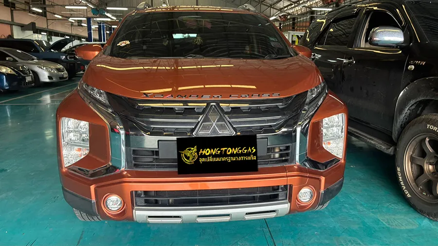 Mitsubishi Xpander Prins EcoMax หม้อต้ม Tomasetto Nordic รางหัวฉีด Hana กรองแก๊สกลางสาย Certool F-750 กล่อง Prins AFC Compact 4D หัวเติมกรอง Certools NF199 ถังโดนัท 48L (หุ้มยาง)