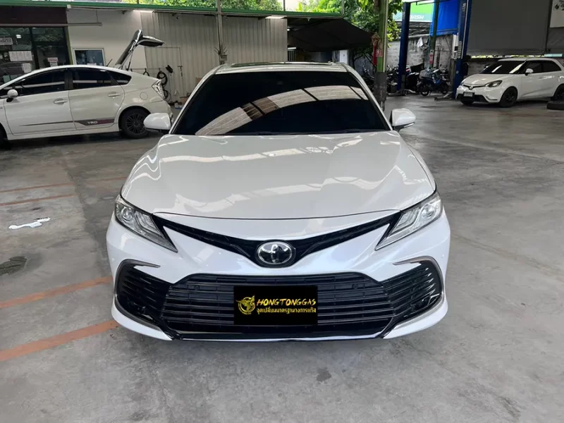 Toyota Camry XV70 Prins VSI-3 DI หม้อต้ม Prins eVP-500 รางหัวฉีด Keihin K9 กรอง Keihin กล่อง Prins AFC 3.0 DI หัวเติมกรอง Certools NF199 ถังโดนัทวางบน 62 L