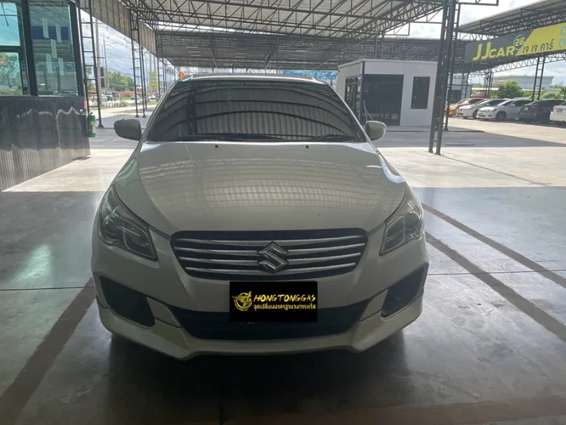 Suzuki Ciaz Prins EcoMax หม้อต้ม Tomasetto Nordic รางหัวฉีด Hana กรองแก๊สกลางสาย Certool F-750 กล่อง Prins AFC Compact 4D ถังโดนัทวางใน 42L
