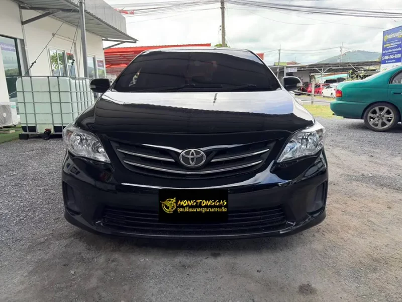Toyota Altis Prins EcoMax หม้อต้ม Tomasetto Nordic รางหัวฉีด Hana กรองแก๊สกลางสาย Certool F-750 กล่อง Prins AFC Compact 4D หัวเติมกรอง Certools NF199 ถังโดนัท 42L