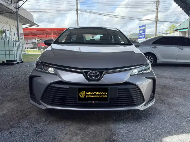 Toyota Altis Prins EcoMax หม้อต้ม Tomasetto Nordic รางหัวฉีด Hana กรองแก๊สกลางสาย Certool F-750 กล่อง Prins AFC Compact 4D หัวเติมกรอง Certools NF199 ถังโดนัท 42L