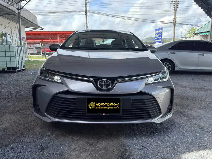 Toyota Altis Prins EcoMax หม้อต้ม Tomasetto Nordic รางหัวฉีด Hana กรองแก๊สกลางสาย Certool F-750 กล่อง Prins AFC Compact 4D หัวเติมกรอง Certools NF199 ถังโดนัท 42L