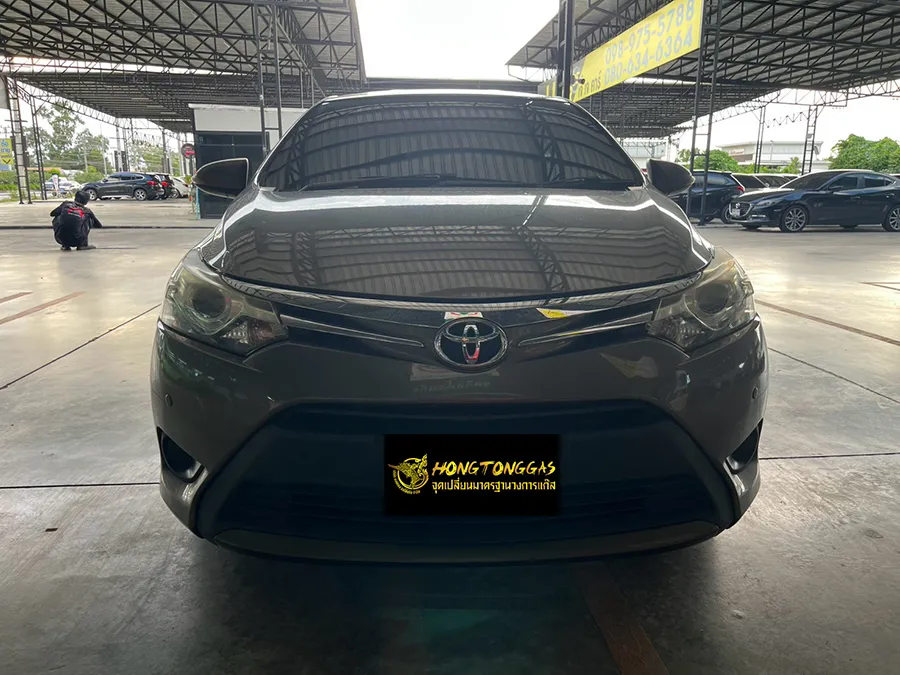 Toyota Vios Prins EcoMax หม้อต้ม Tomasetto Nordic รางหัวฉีด Hana กรองแก๊สกลางสาย Certool F-750 กล่อง Prins AFC Compact 4D ถังโดนัทวางใน 52L