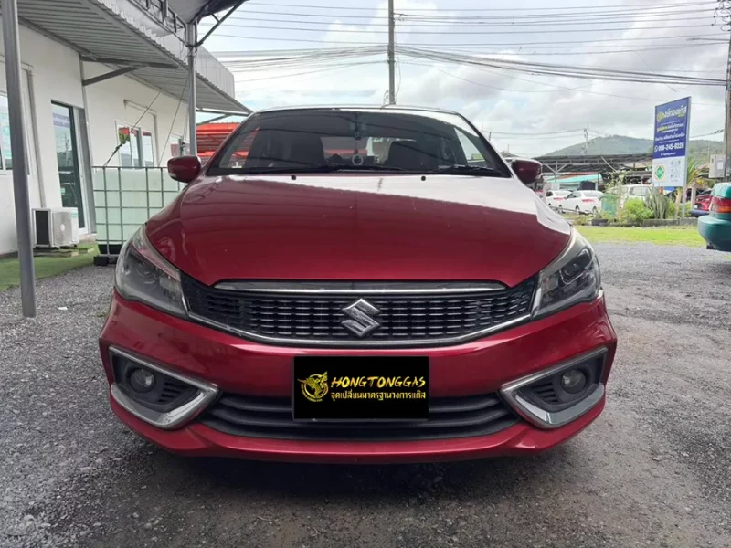 Suzuki Ciaz Prins EcoMax หม้อต้ม Tomasetto Nordic รางหัวฉีด Hana กรองแก๊สกลางสาย Certool F-750 กล่อง Prins AFC Compact 4D ถังโดนัทวางใน 42L