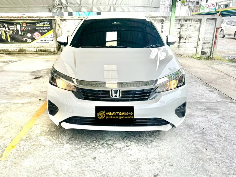 Honda City 1.0 PRINS AFC-3 DI Compact PRINS AFC-3 DI หม้อต้ม Prins eVP-500 รางหัวฉีด Keihin K9 กรองแก๊ส Keihin กล่อง Prins DI Compact ถังโดนัท 42L
