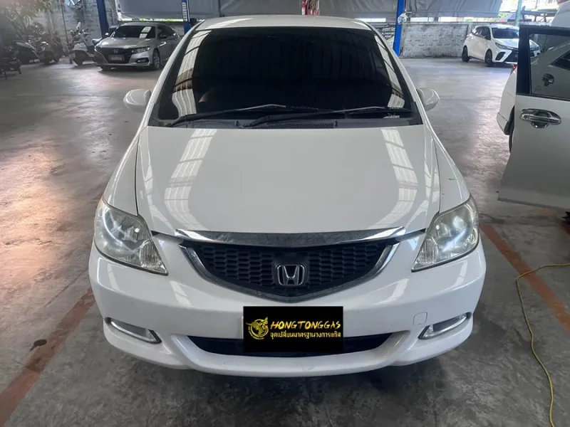 Honda City Prins EcoMax หม้อต้ม Tomasetto Nordic รางหัวฉีด Hana กรองแก๊สกลางสาย Certool F-750 กล่อง Prins AFC Compact 4D ถังแคปซูล 58L