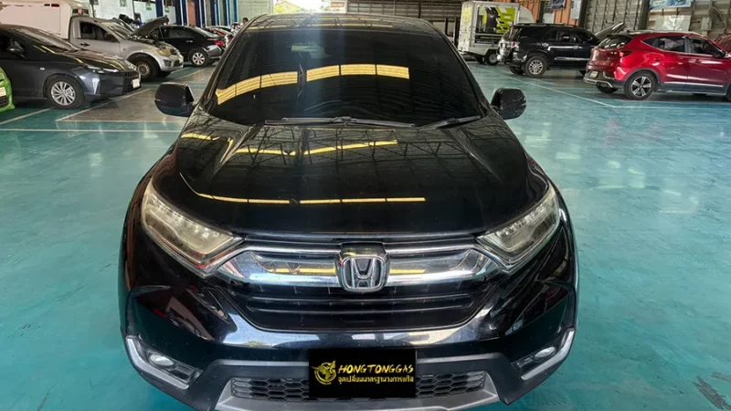 Honda CRV Prins EcoMax หม้อต้ม Tomasetto Nordic รางหัวฉีด Hana กรองแก๊สกลางสาย Certool F-750 กล่อง Prins AFC Compact 4D หัวเติมกรอง Certools NF199 ถังโดนัท 54L