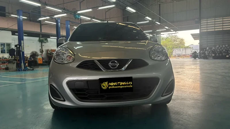 Nissan March AEB แท้อิตาลี 4 สูบ หม้อต้ม Tomasetto Nordic รางหัวฉีด HANA กรองแก๊ส Certools F-750 กล่อง AEB MP48 ถังโดนัท 35L