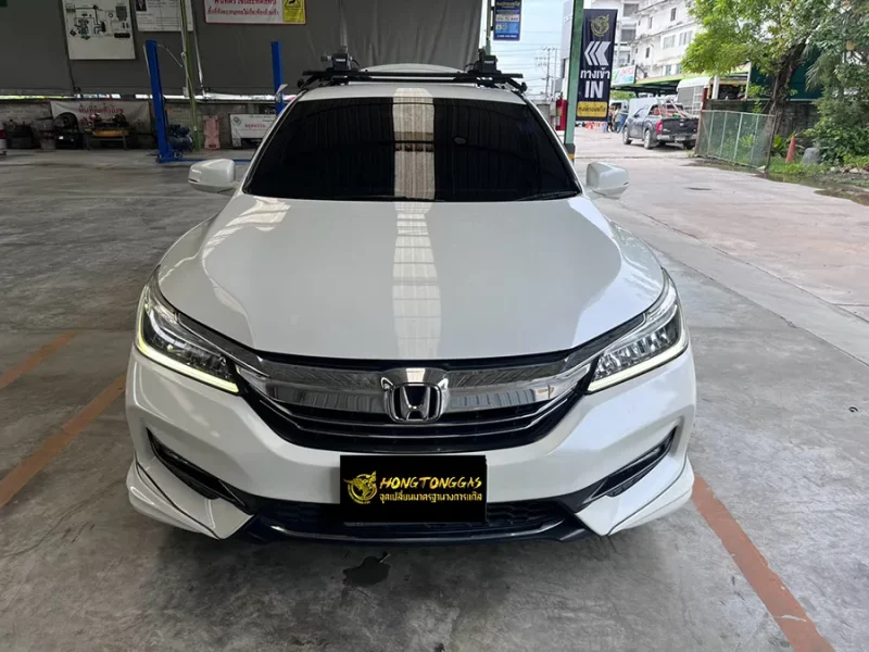 Honda Accord Prins Silverline หม้อต้ม Prins eVP-500 รางหัวฉีด Prins กรองแก๊ส PRINS KEIHIN กล่อง AFC Compact Pro 4D หัวเติมกรอง Certools NF199 ถังโดนัท 54L