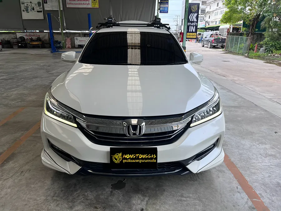 Honda Accord Prins Silverline หม้อต้ม Prins eVP-500 รางหัวฉีด Prins กรองแก๊ส PRINS KEIHIN กล่อง AFC Compact Pro 4D หัวเติมกรอง Certools NF199 ถังโดนัท 54L
