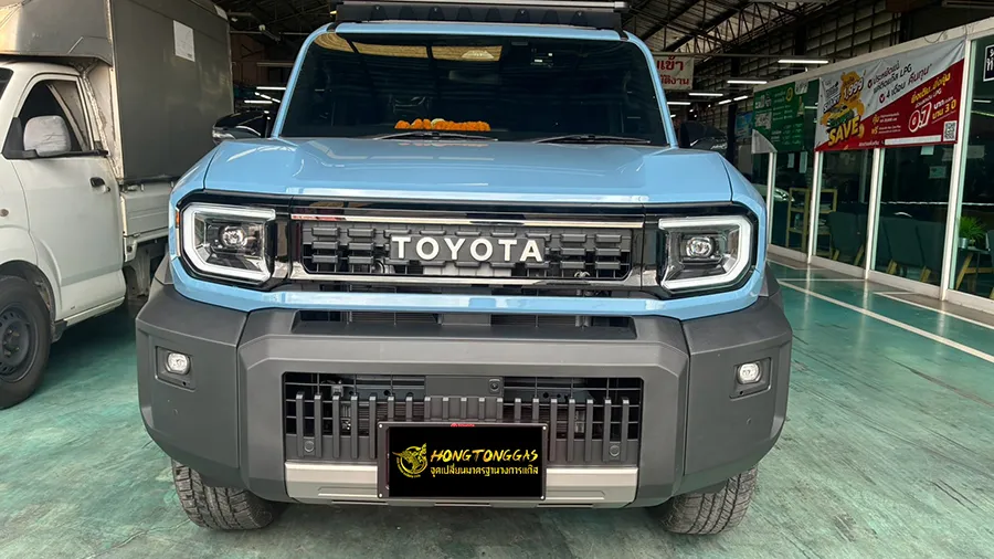 Toyota Land Cruiser FJ Prins Silverline หม้อต้ม Prins eVP-500 รางหัวฉีด Prins กรองแก๊ส PRINS KEIHIN กล่อง AFC Compact Pro 4D หัวเติมกรอง Certools NF199 ถังแคปซูนใต้ท้อง 58L