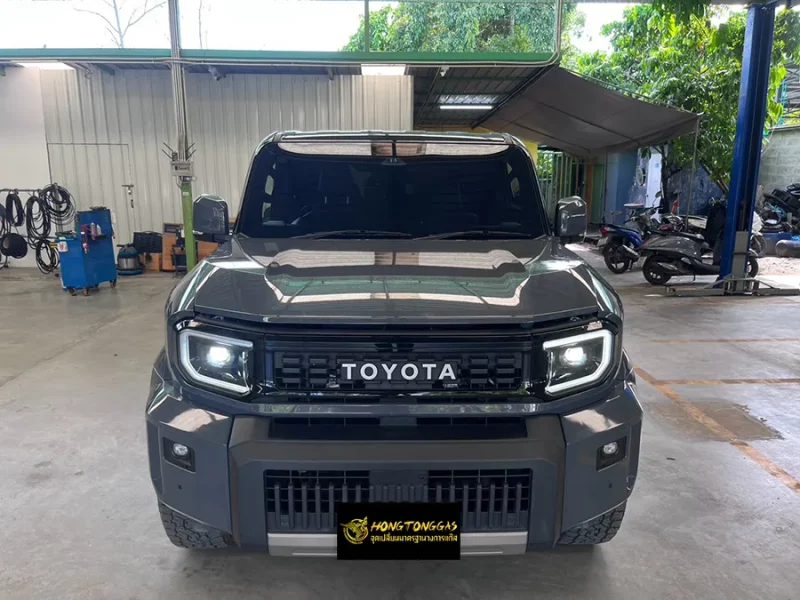 Toyota Land Cruiser FJ Prins Silverline หม้อต้ม Prins eVP-500 รางหัวฉีด Prins กรองแก๊ส PRINS KEIHIN กล่อง AFC Compact Pro 4D หัวเติมกรอง Certools NF199 ถังแคปซูนใต้ท้อง 58L