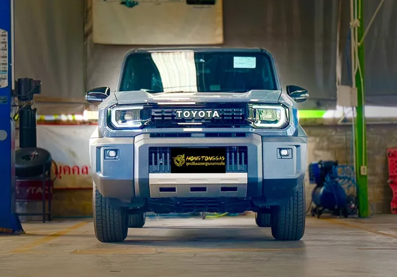 Toyota Land Cruiser FJ Prins Silverline หม้อต้ม Prins eVP-500 รางหัวฉีด Prins กรองแก๊ส PRINS KEIHIN กล่อง AFC Compact Pro 4D หัวเติมกรอง Certools NF199 ถังแคปซูนใต้ท้อง 58L
