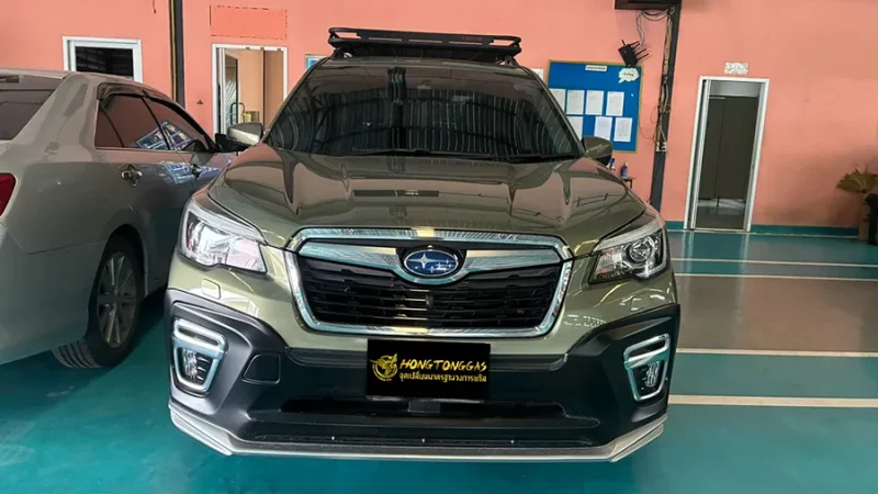 Subaru Forester 2.0 Prins VSI-3 DI หม้อต้ม Prins eVP-500 รางหัวฉีด Keihin K9 กรอง Keihin กล่อง Prins AFC 3.0 DI ถังโดนัท 42L